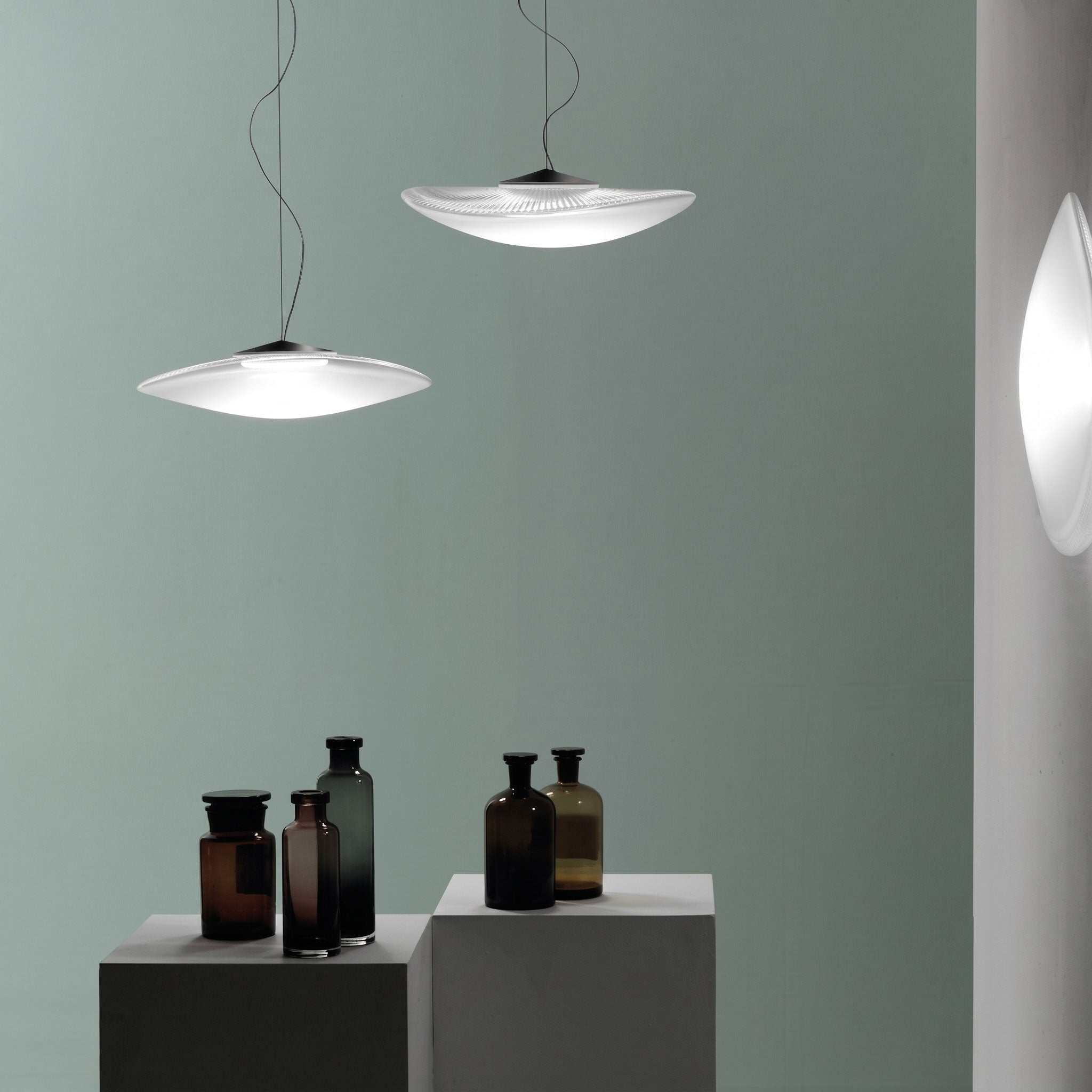 Elwood Sculptural Dish Pendant Light