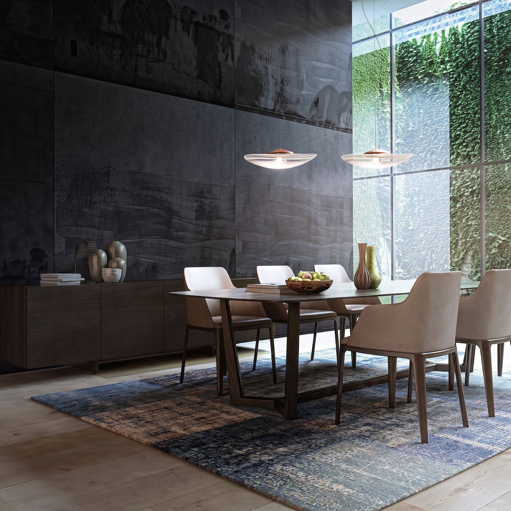 Elwood Sculptural Dish Pendant Light