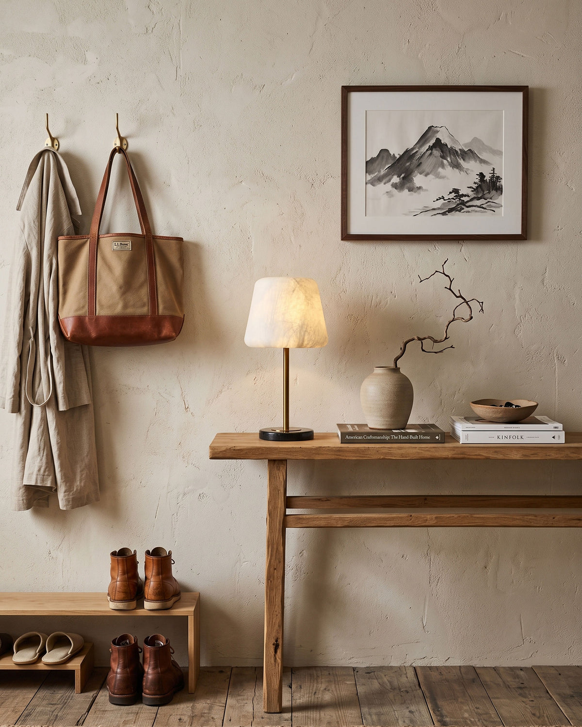 Emrys Mulberry Silk Table Lamp
