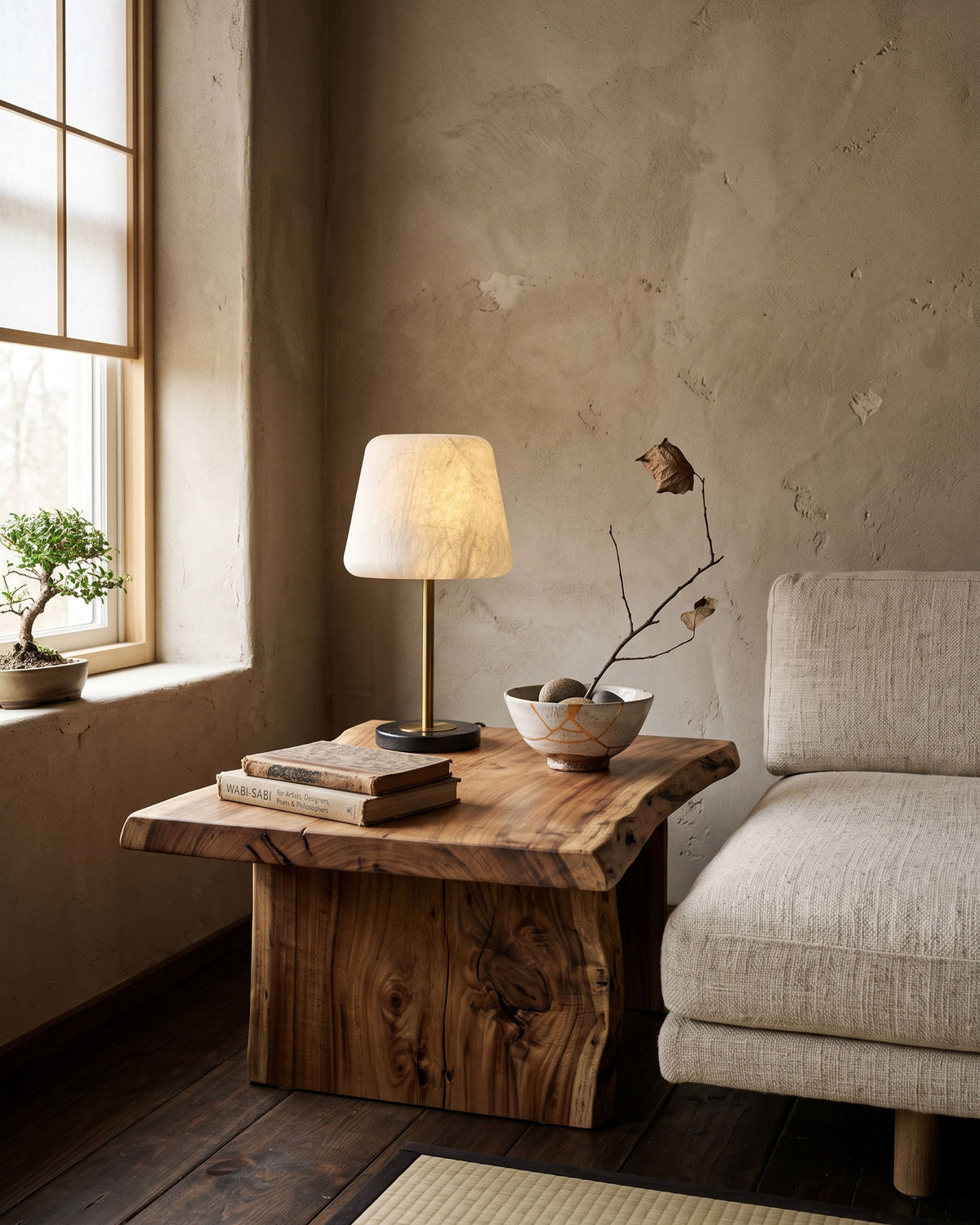 Emrys Mulberry Silk Table Lamp