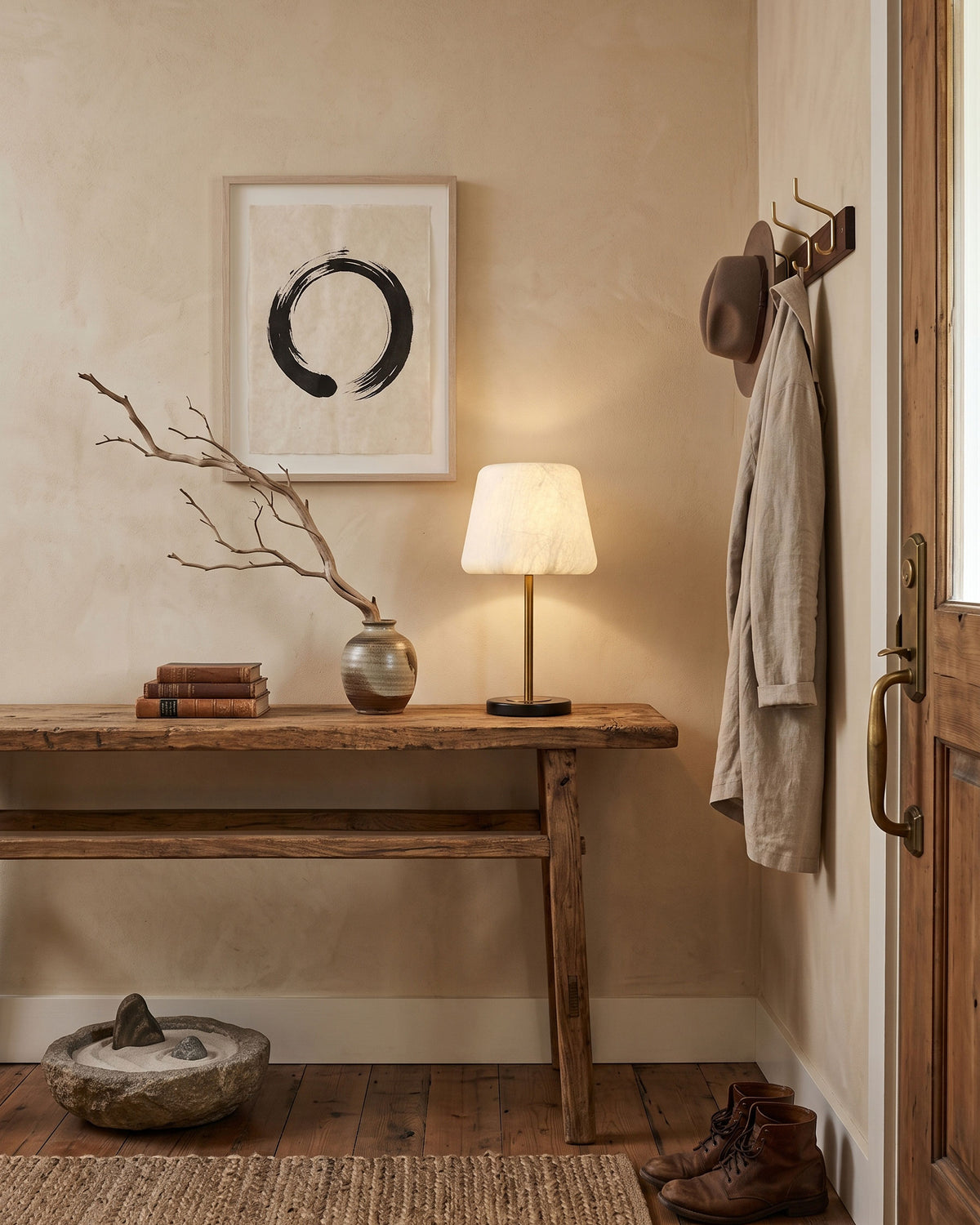Emrys Mulberry Silk Table Lamp