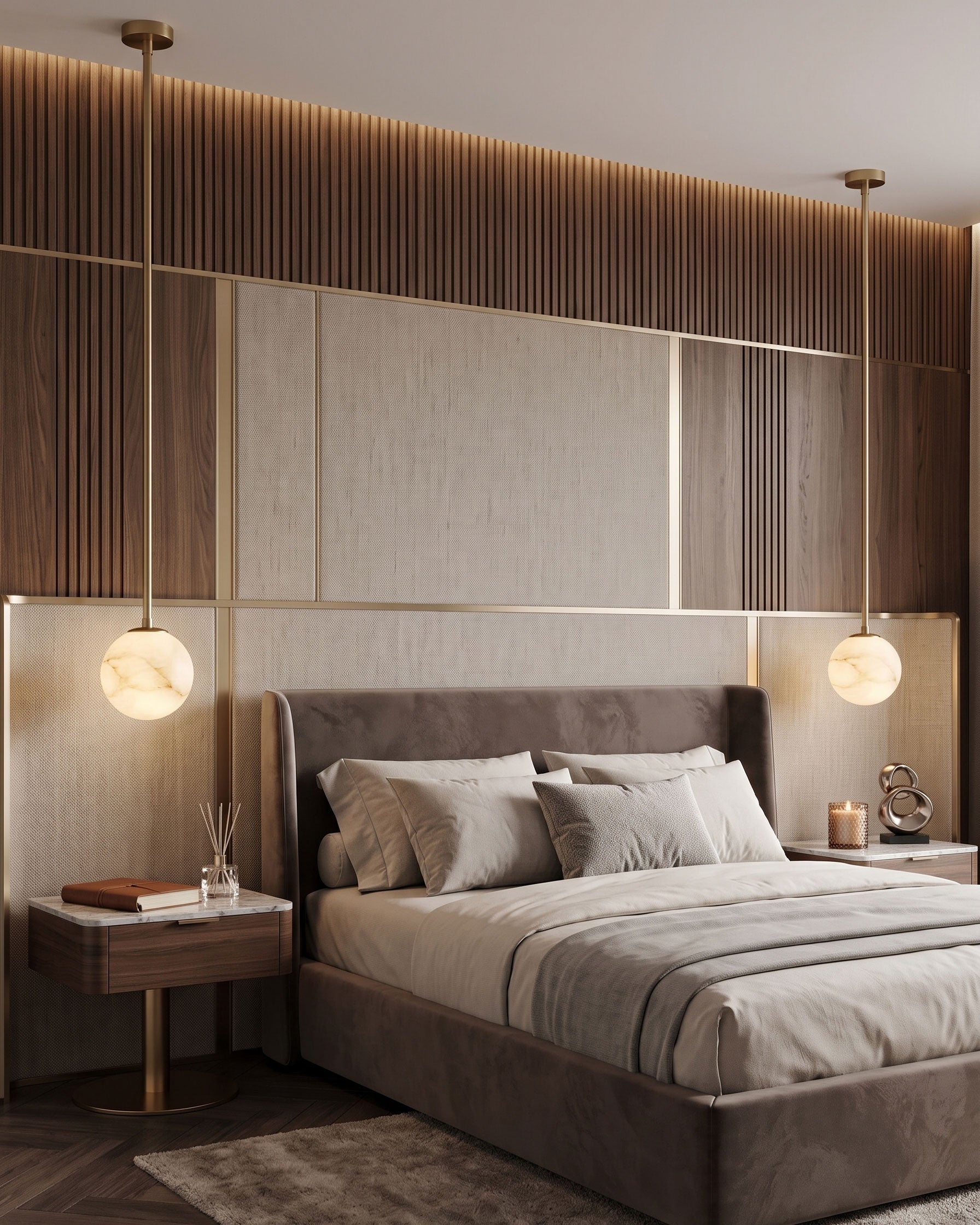 Enoch Natural Alabaster Pendant Light