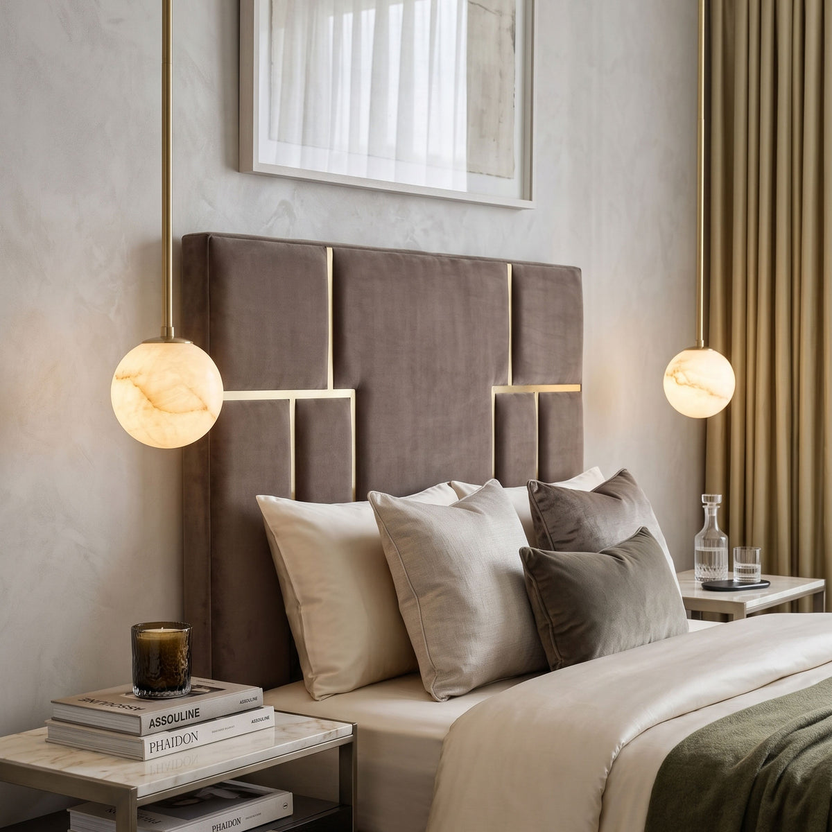 Enoch Natural Alabaster Pendant Light
