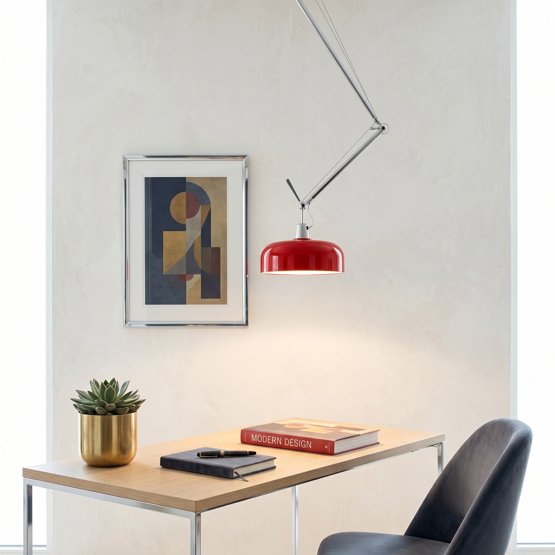Enzo Swing Arm Pendant Light