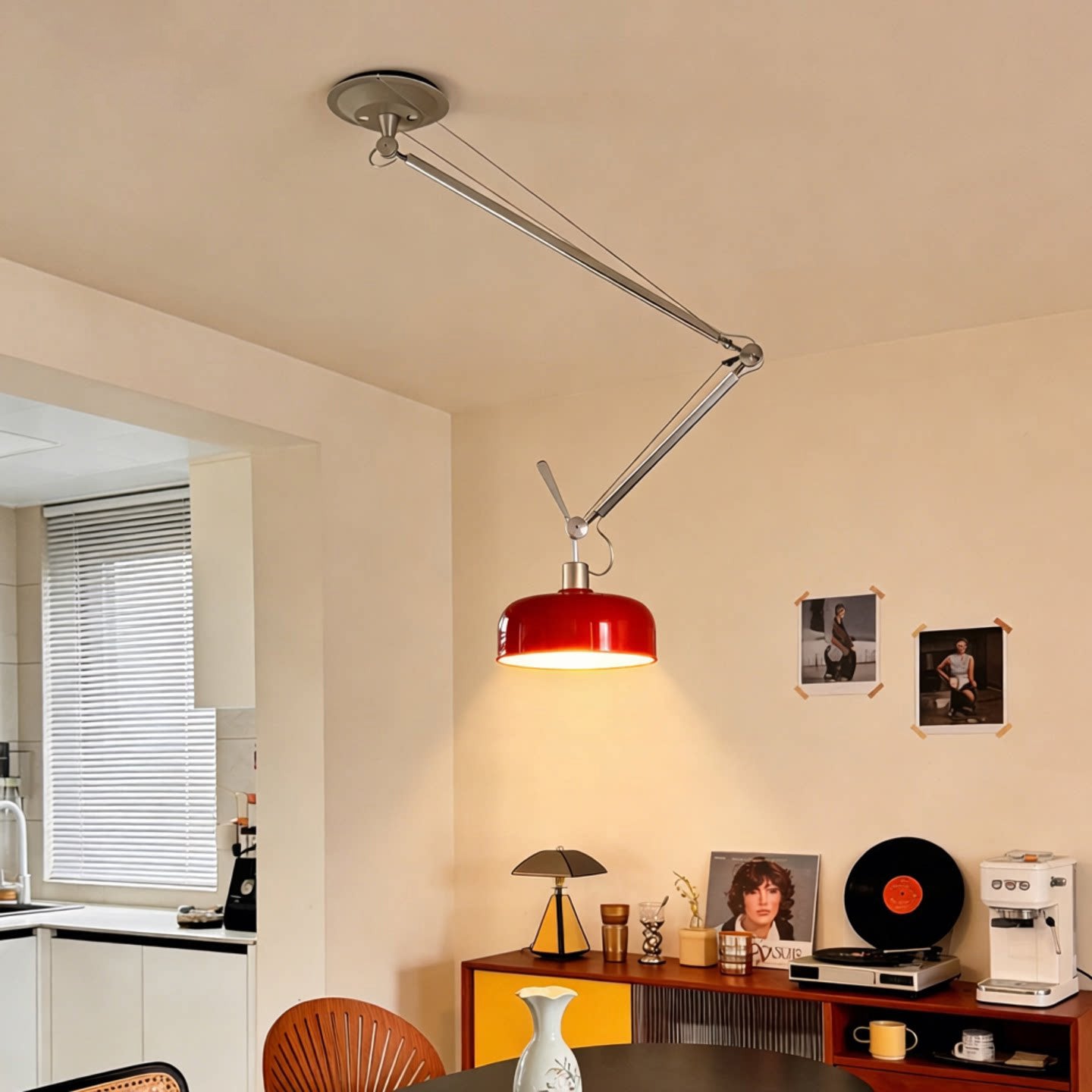 Enzo Swing Arm Pendant Light