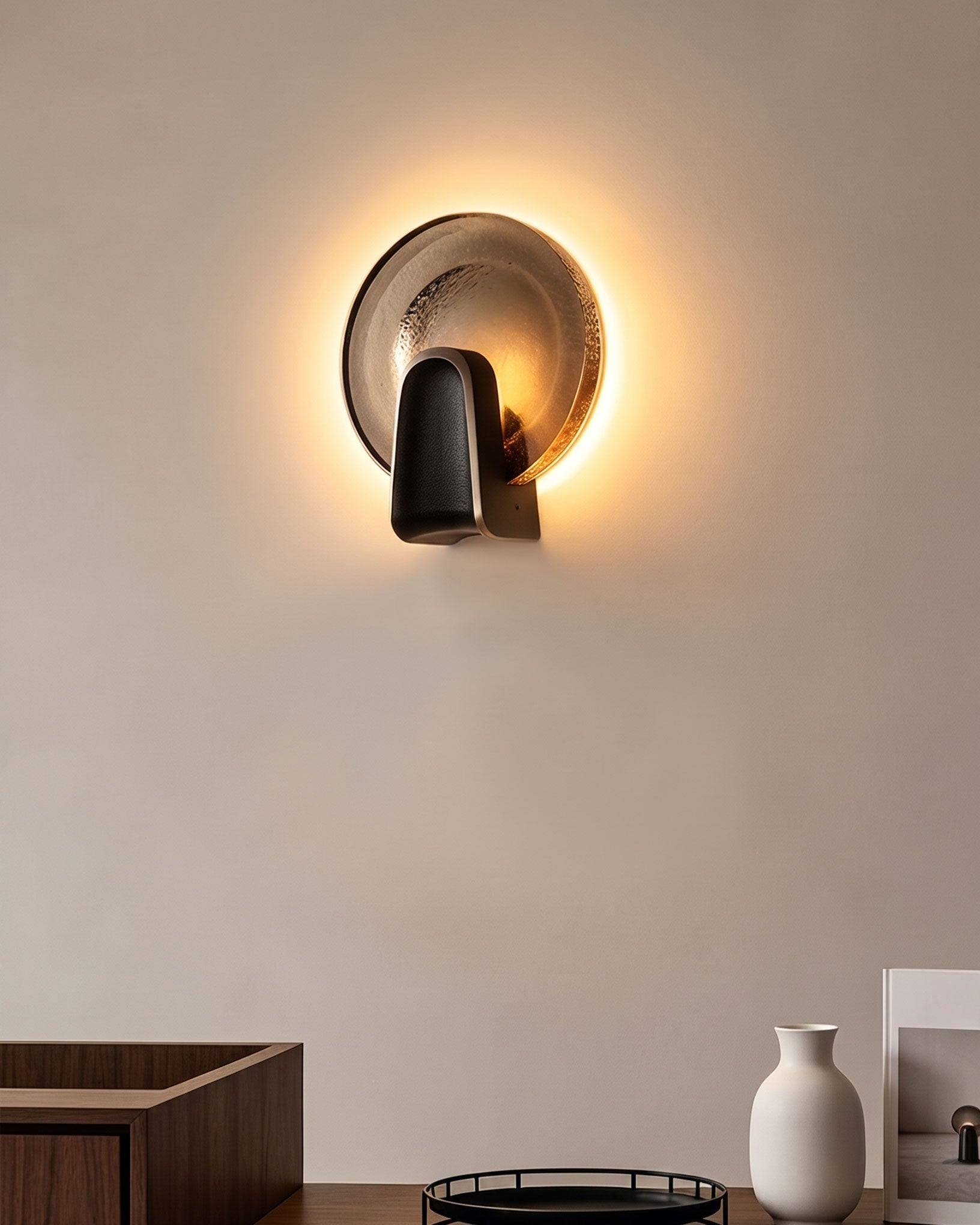 Rayonshine Ephraim Organic Glass Wall Sconce — Detail View 8