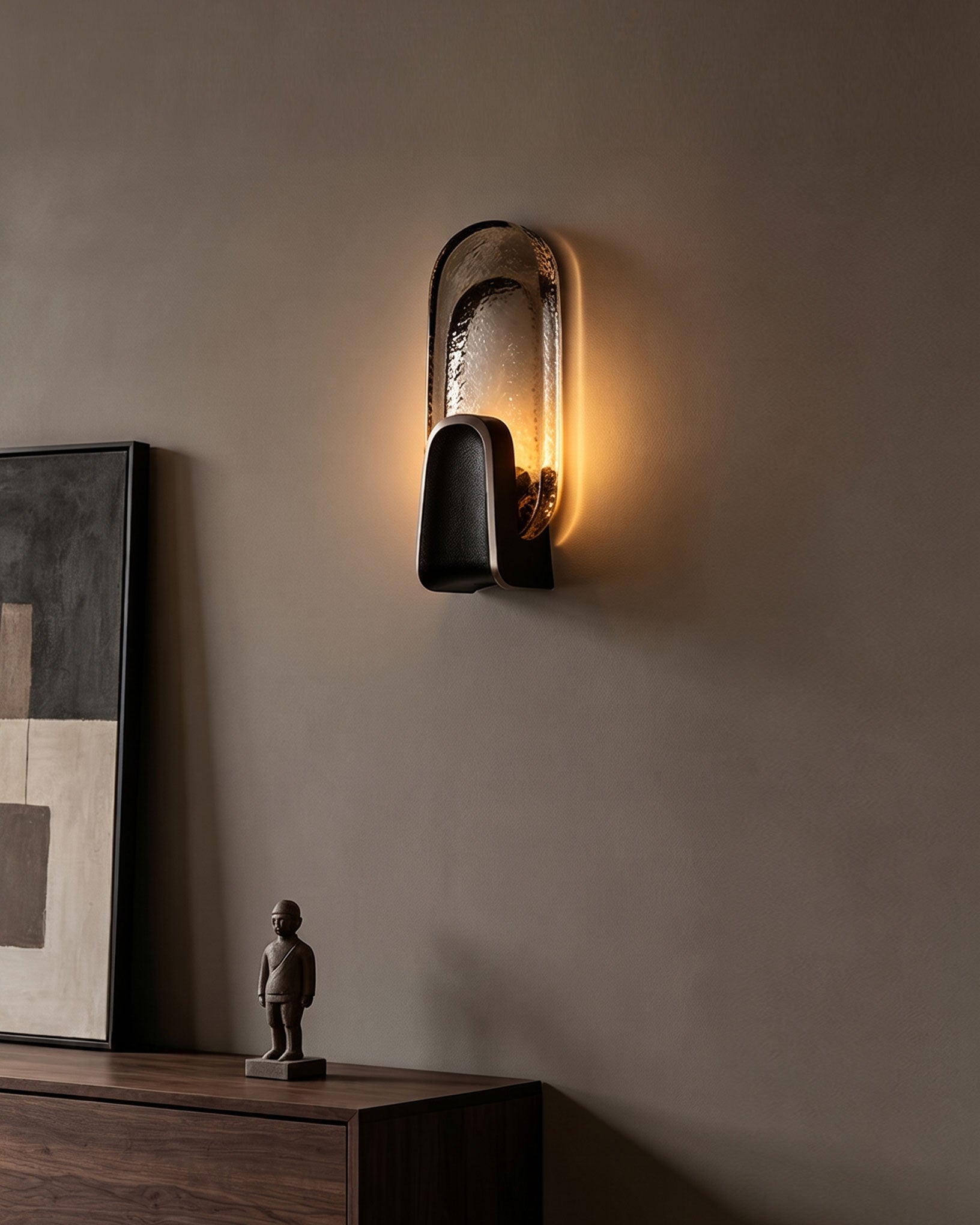 Rayonshine Ephraim Organic Glass Wall Sconce — Detail View 7
