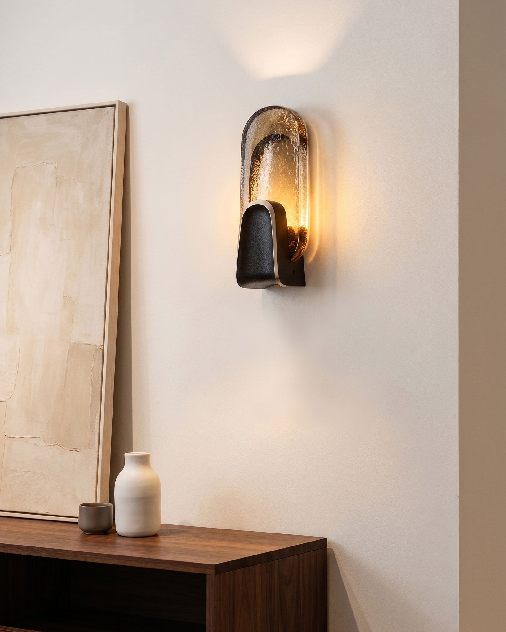 Rayonshine Ephraim Organic Glass Wall Sconce — Detail View 9