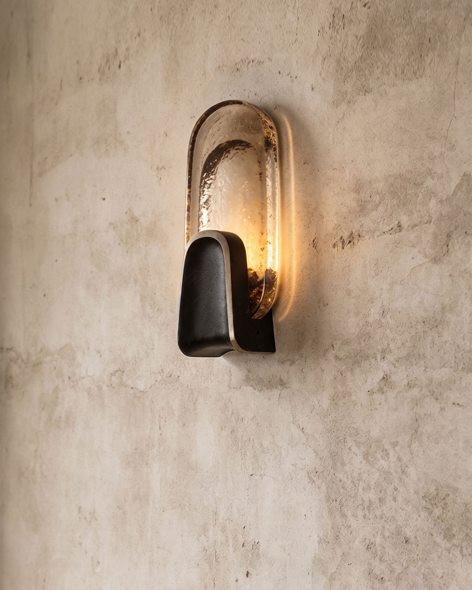 Rayonshine Ephraim Organic Glass Wall Sconce — Detail View 12