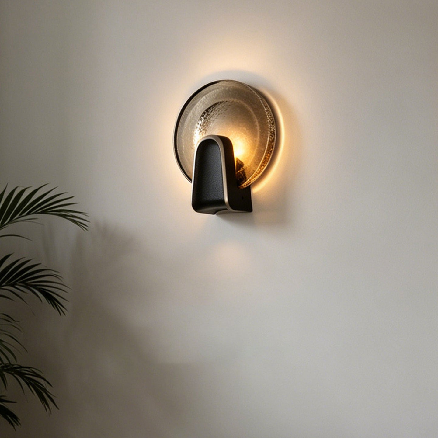 Ephraim Organic Glass Wall Sconce