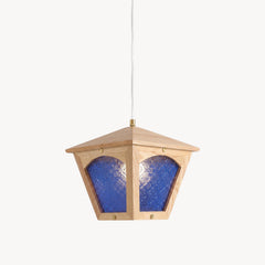 Esme Wooden Cage Pendelleuchte