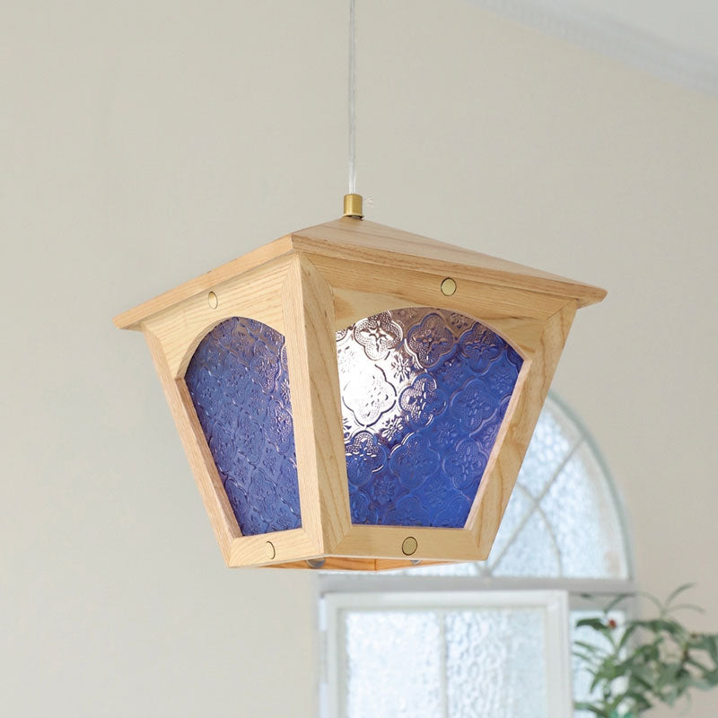 Esme Wooden Cage Pendant Light