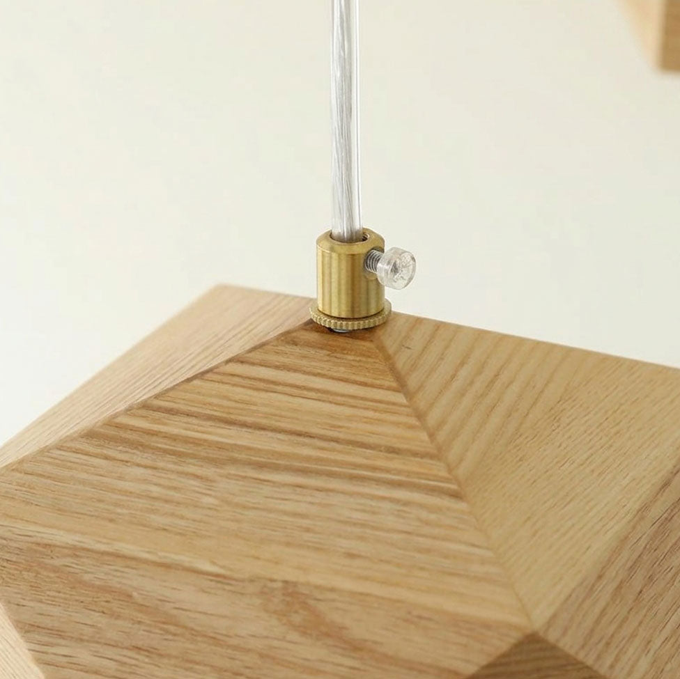 Esme Wooden Cage Pendant Light