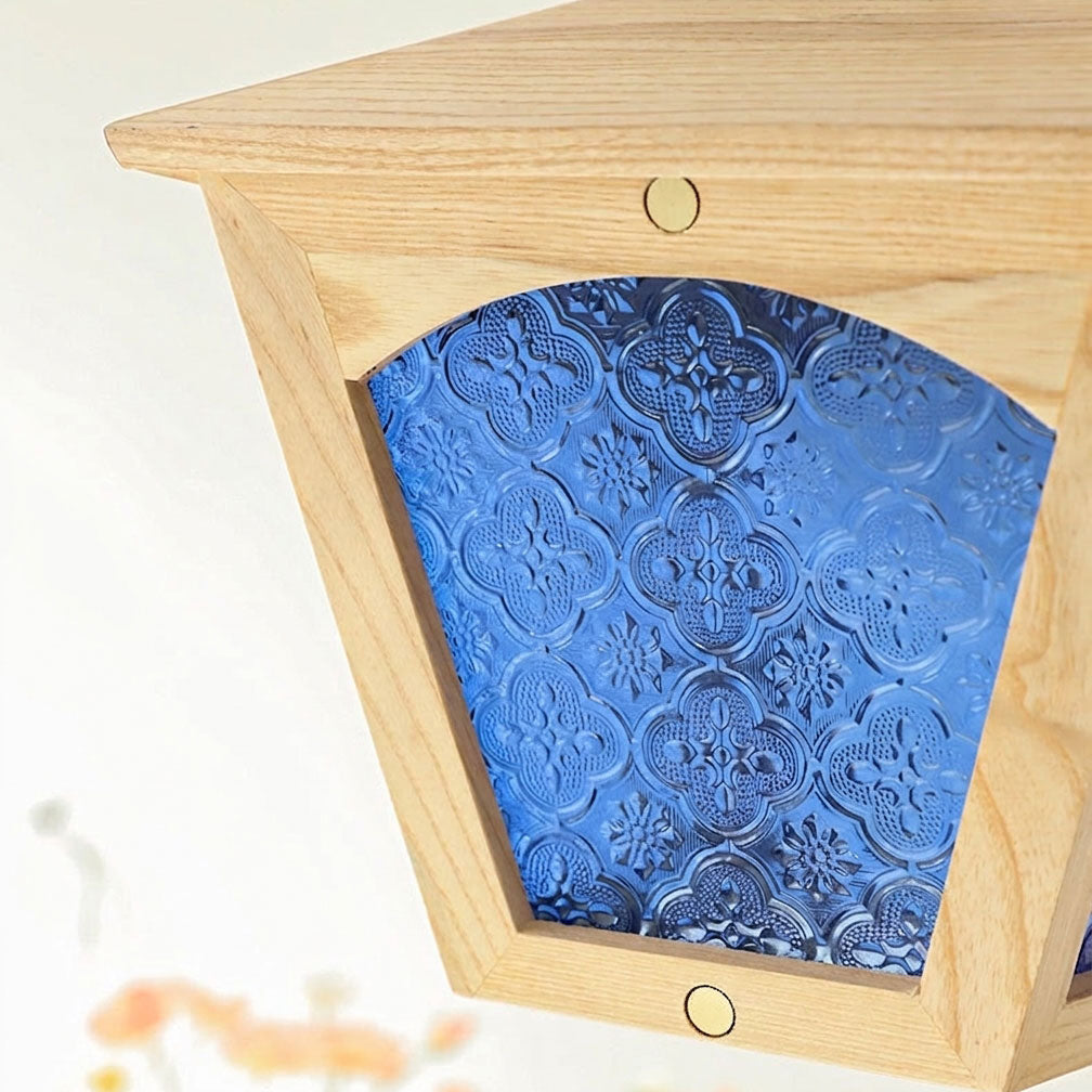 Esme Wooden Cage Pendant Light