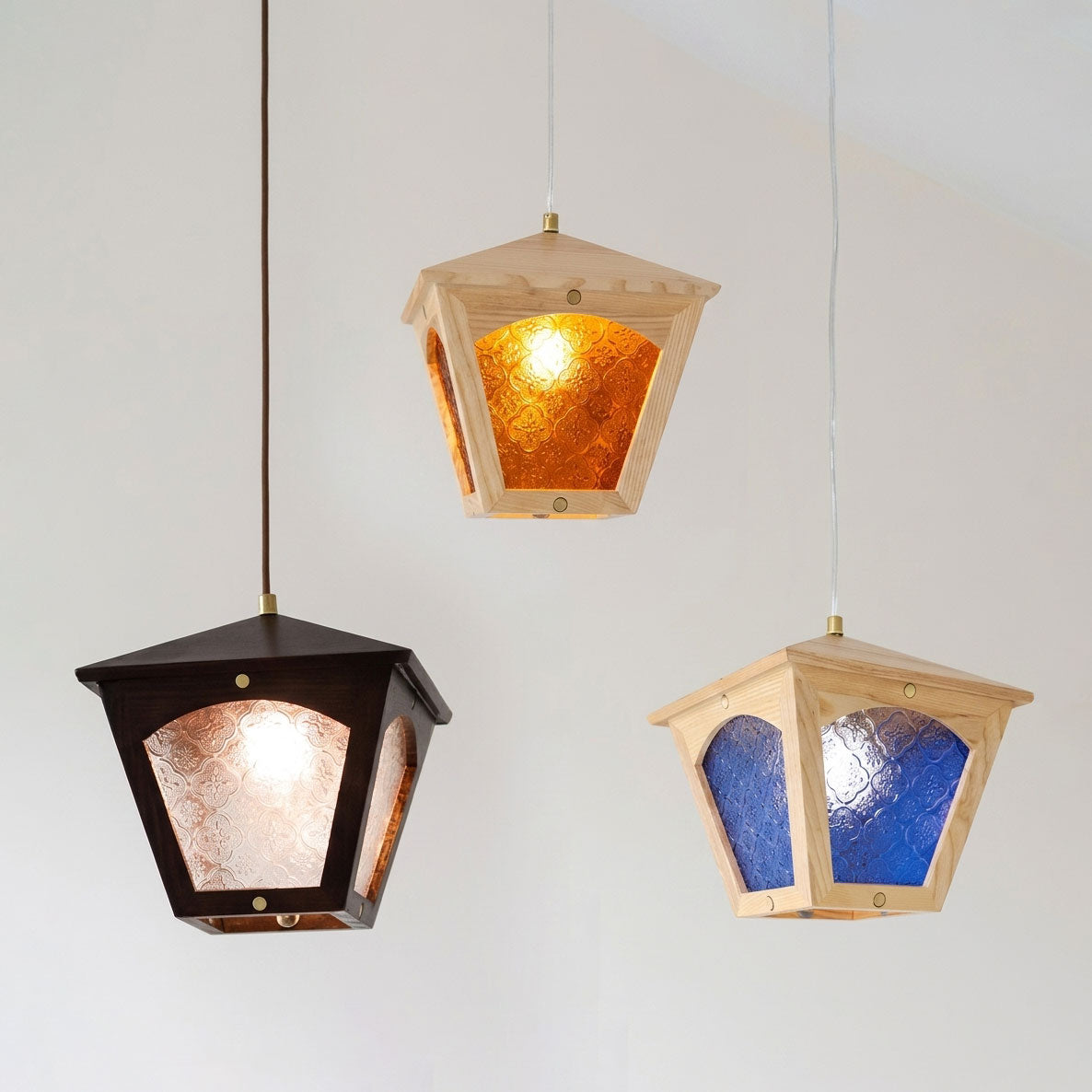 Esme Wooden Cage Pendant Light