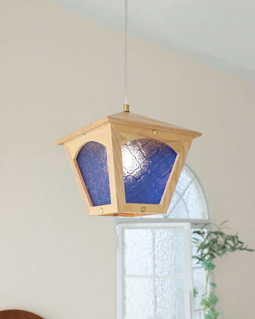 Esme Wooden Cage Pendant Light