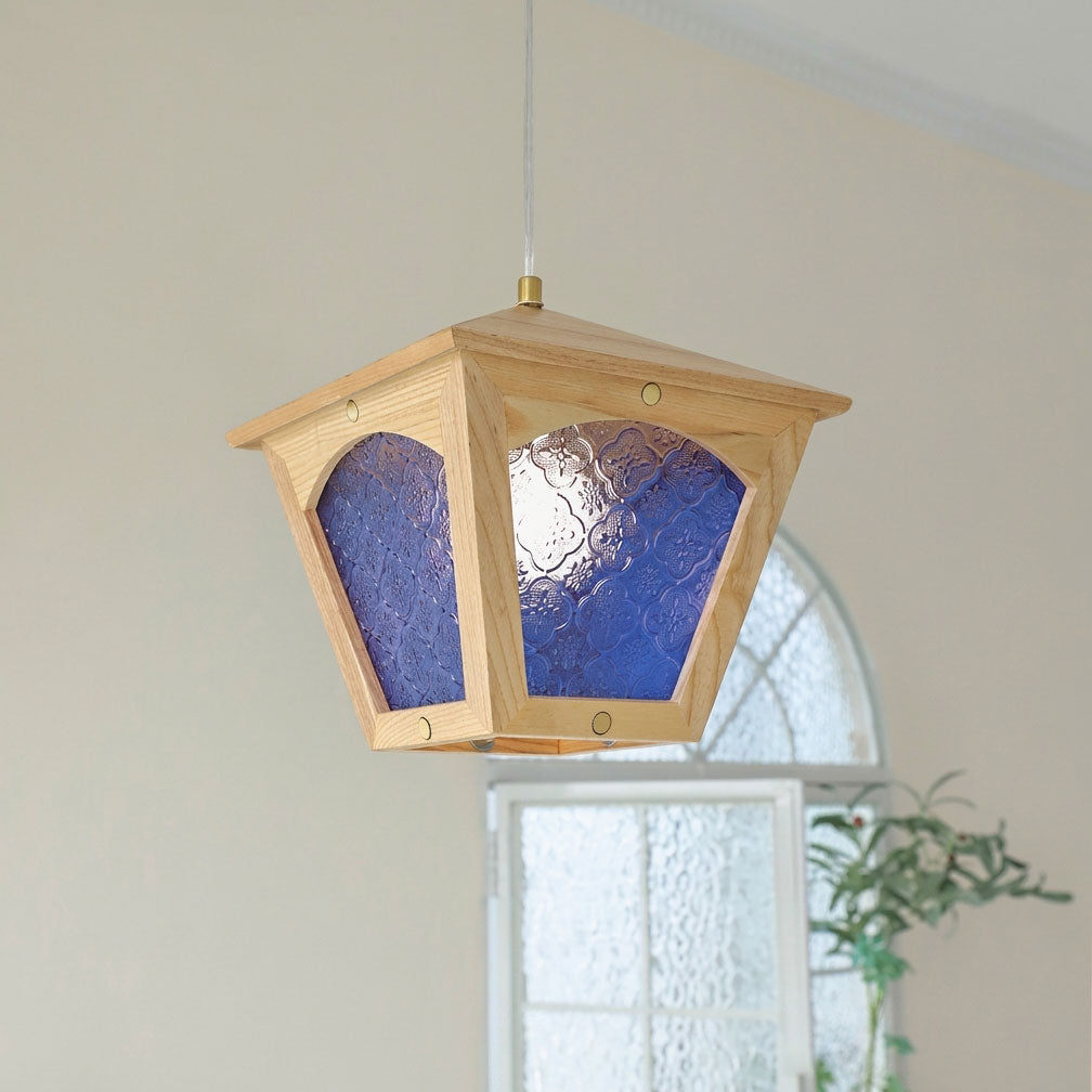 Esme Wooden Cage Pendant Light