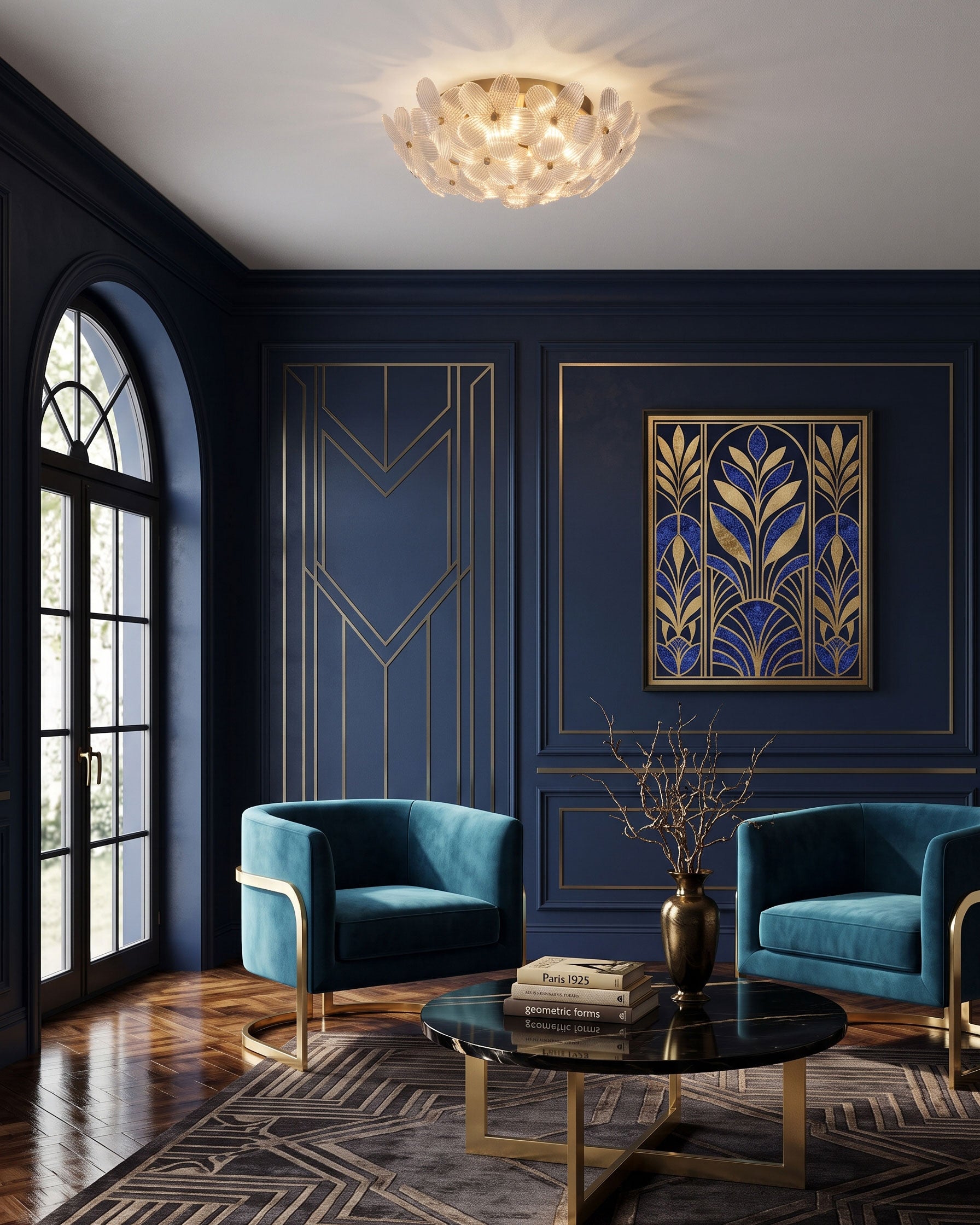 Evadne Semi-Flush Mount
