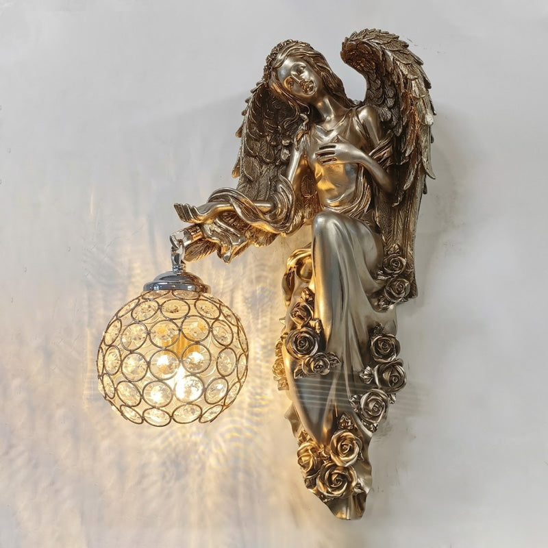 Evangeline Angel Crystal Wall Sconce