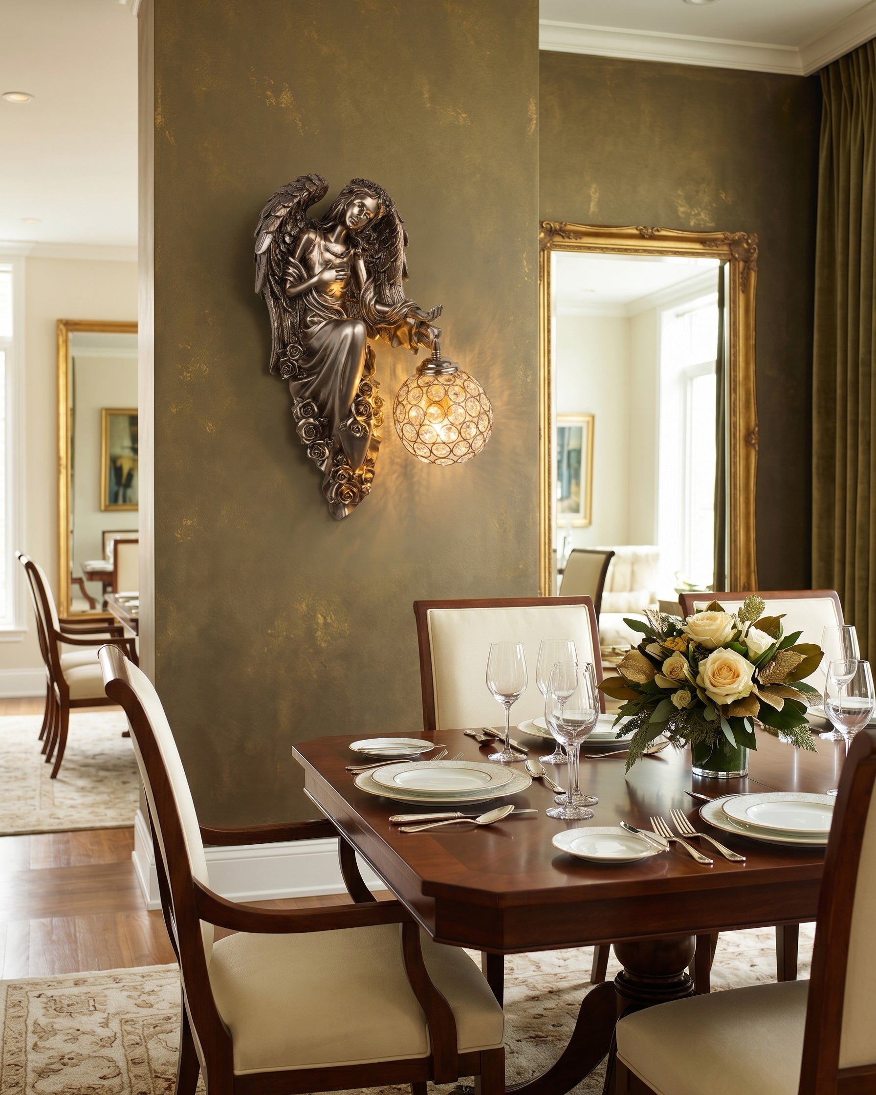 Evangeline Angel Crystal Wall Sconce