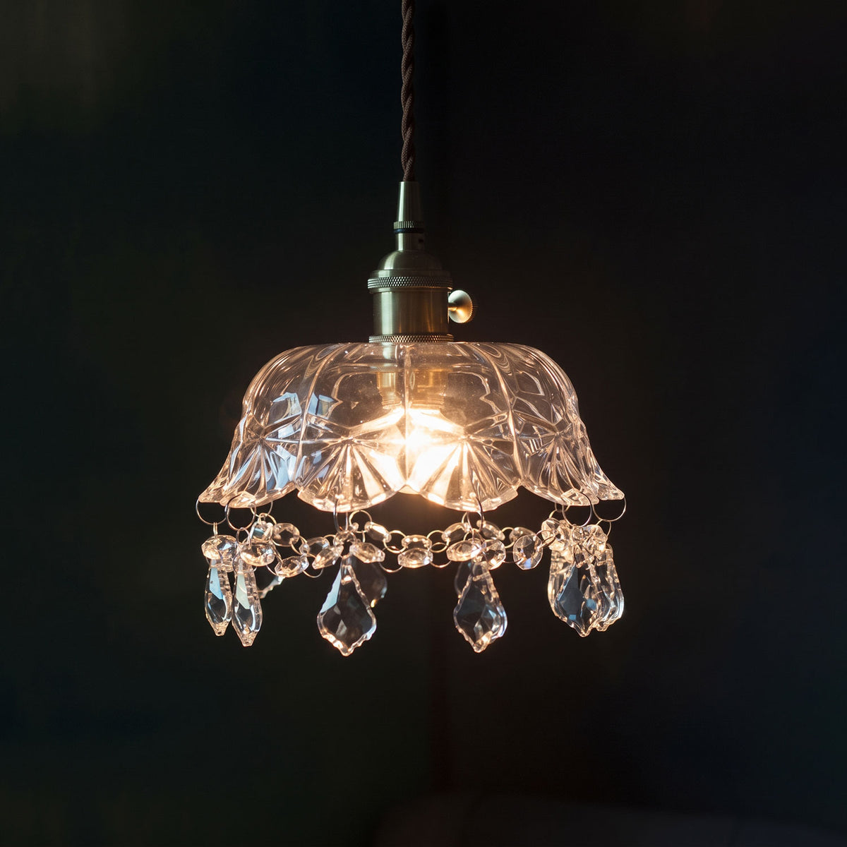 Evelina Crystal Pendant Light