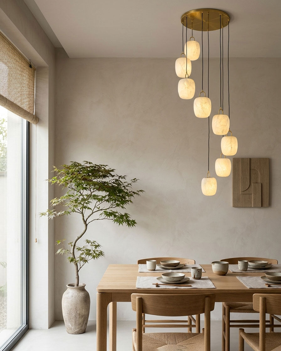 Evelisse Silk Pendant Light
