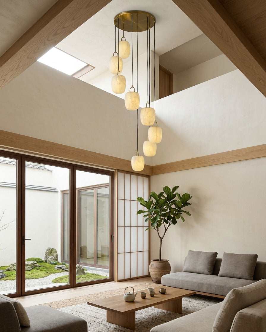 Evelisse Silk Pendant Light