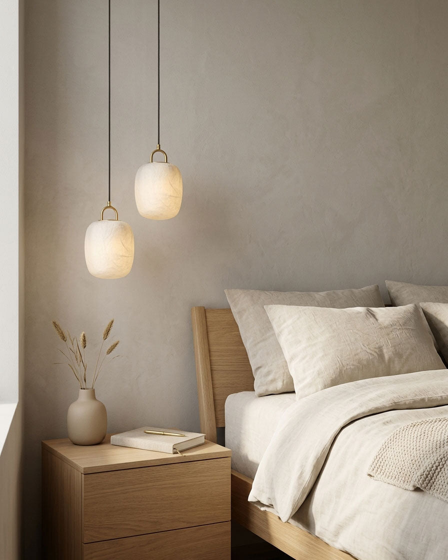 Evelisse Silk Pendant Light