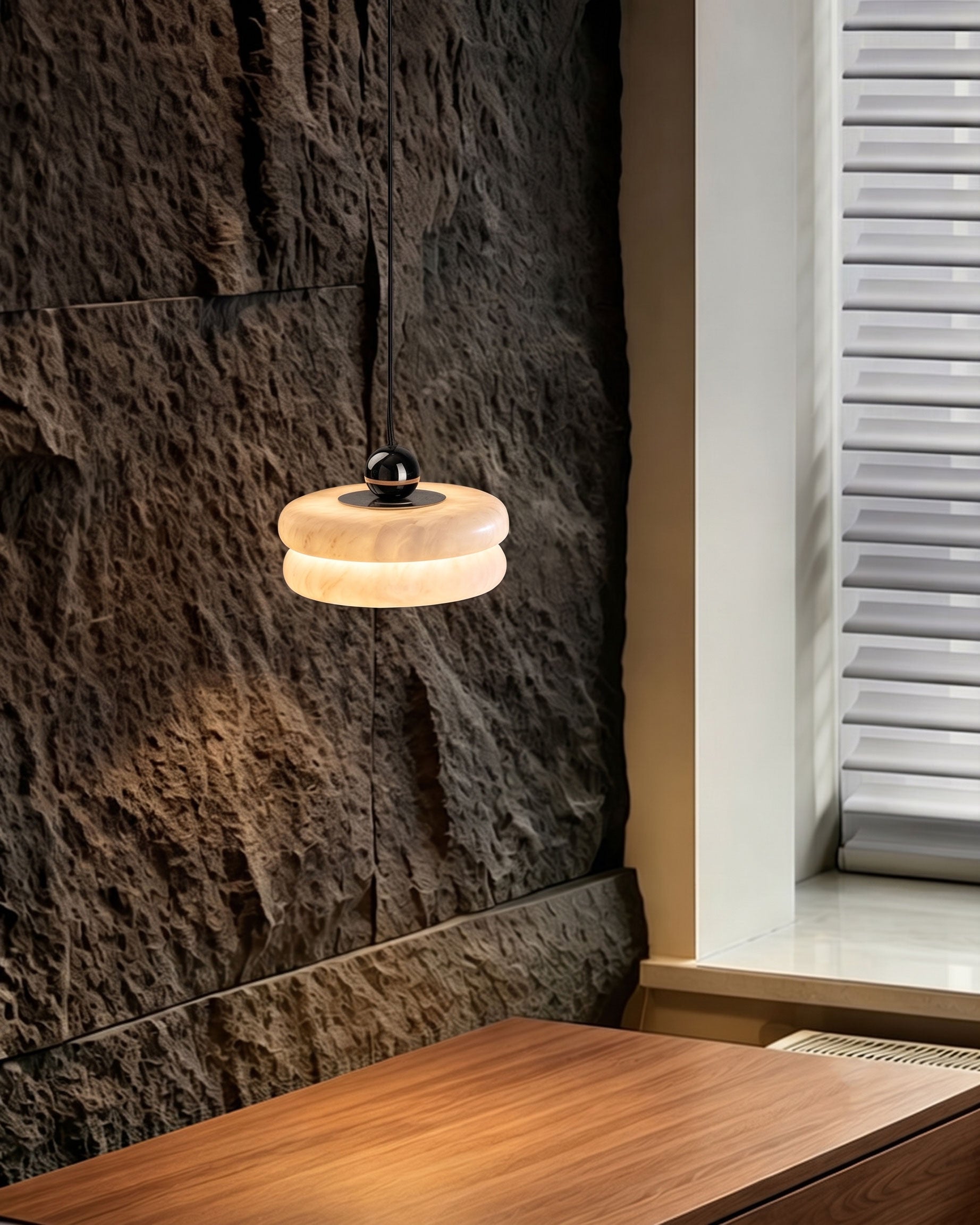 Evren Alabaster Pendant Light