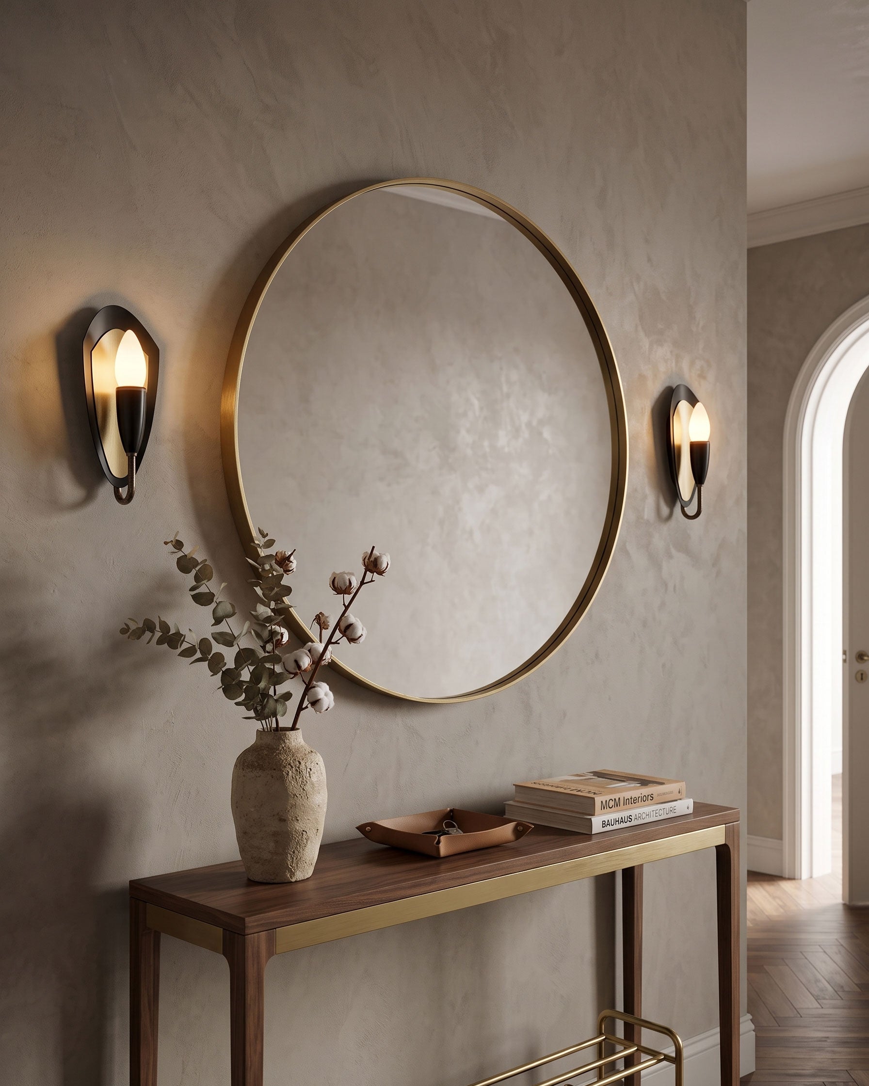 Felix Retro Black Wall Sconce