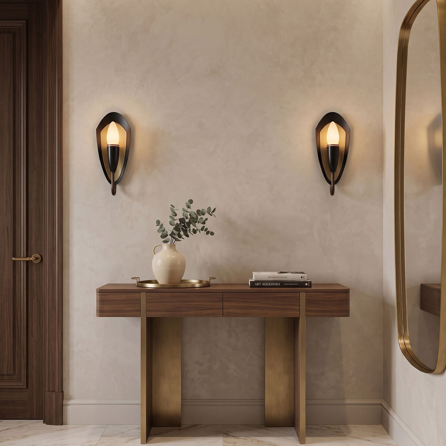 Felix Retro Black Wall Sconce – detail 3