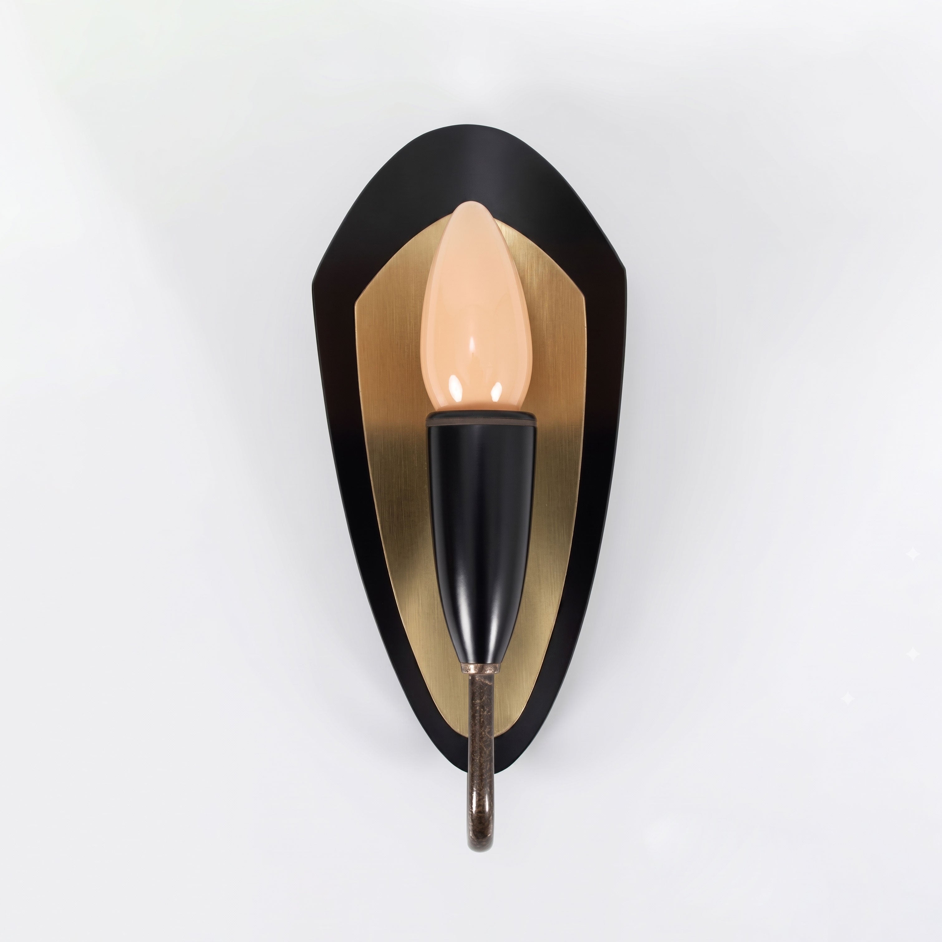 Felix Retro Black Wall Sconce