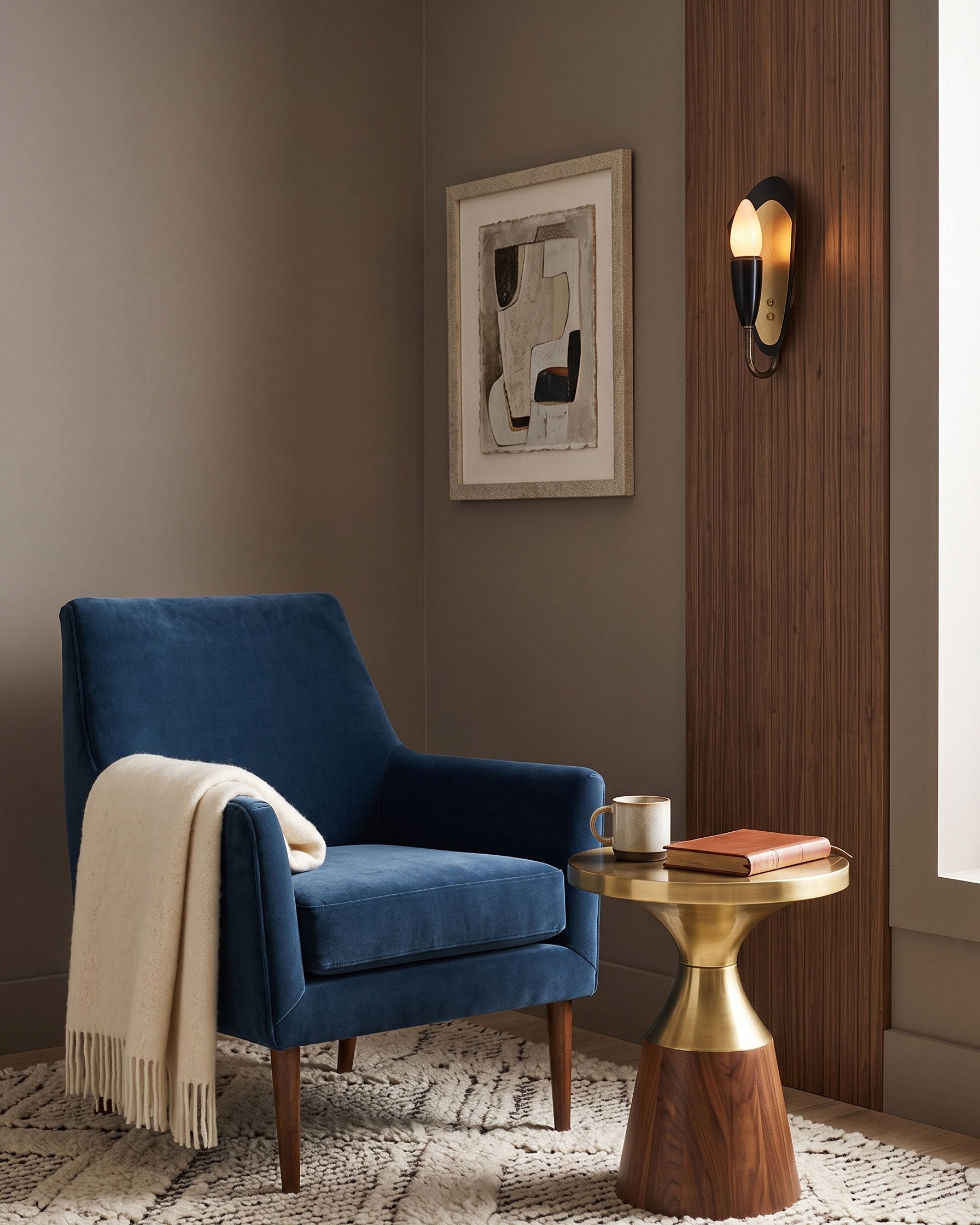 Felix Retro Black Wall Sconce