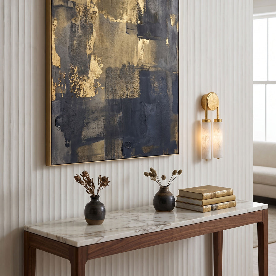 Finnian Minimalist Double Wall Sconce – detail 6