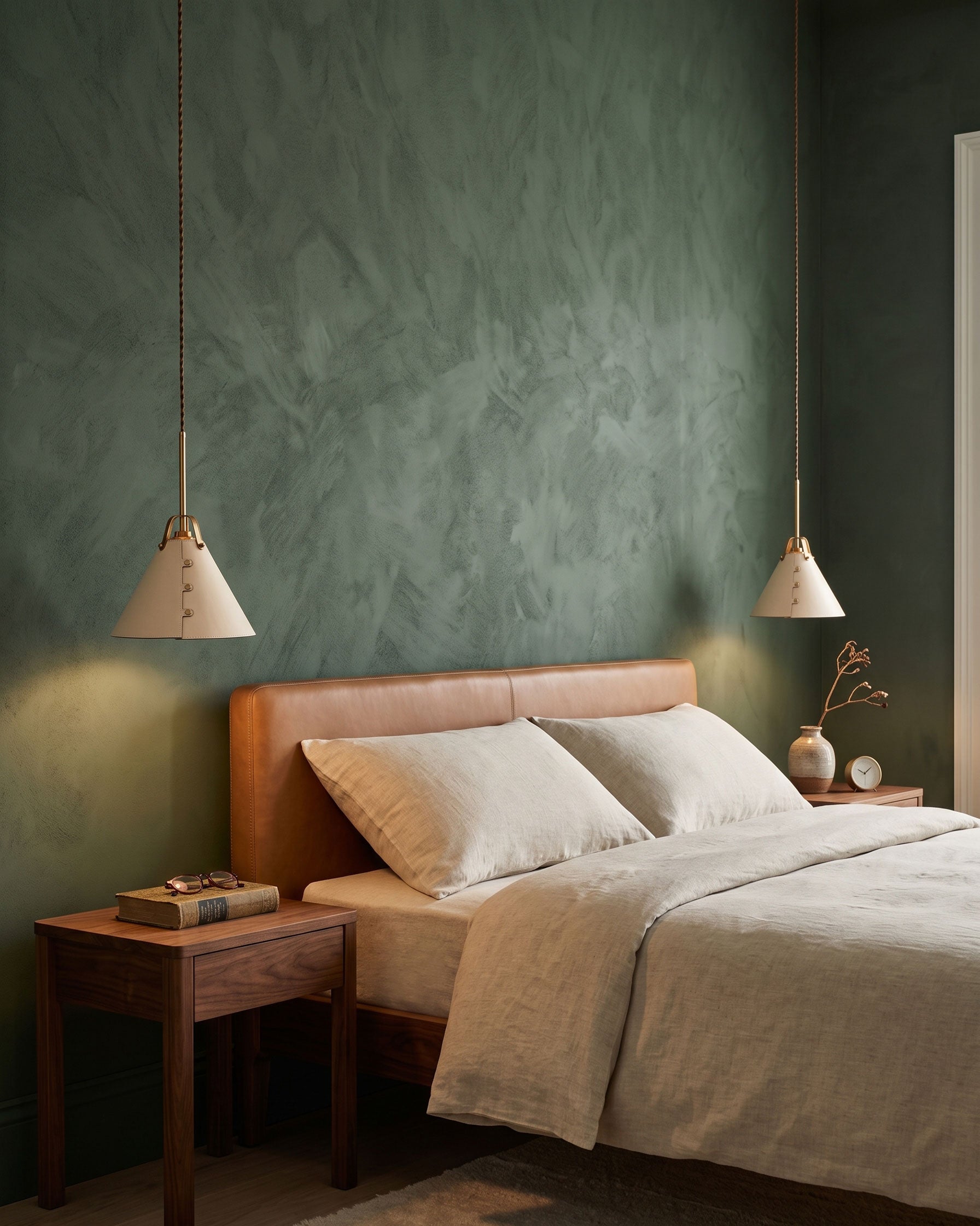 Fintan Stitched Cone Pendant Light