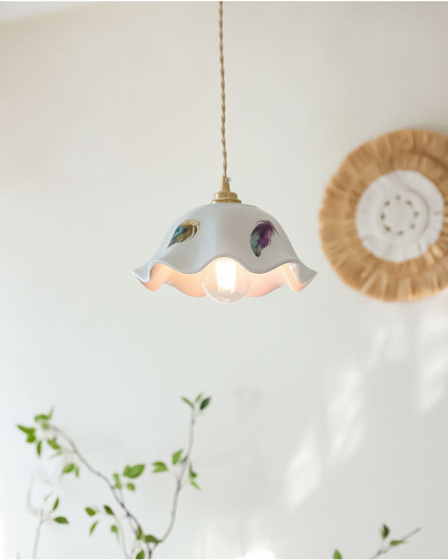Fiona Hand-Painted Pendant Light