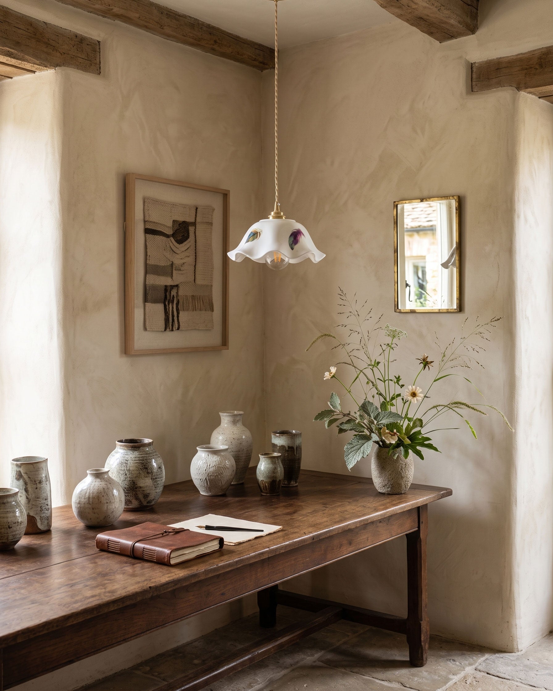 Fiona Hand-Painted Pendant Light