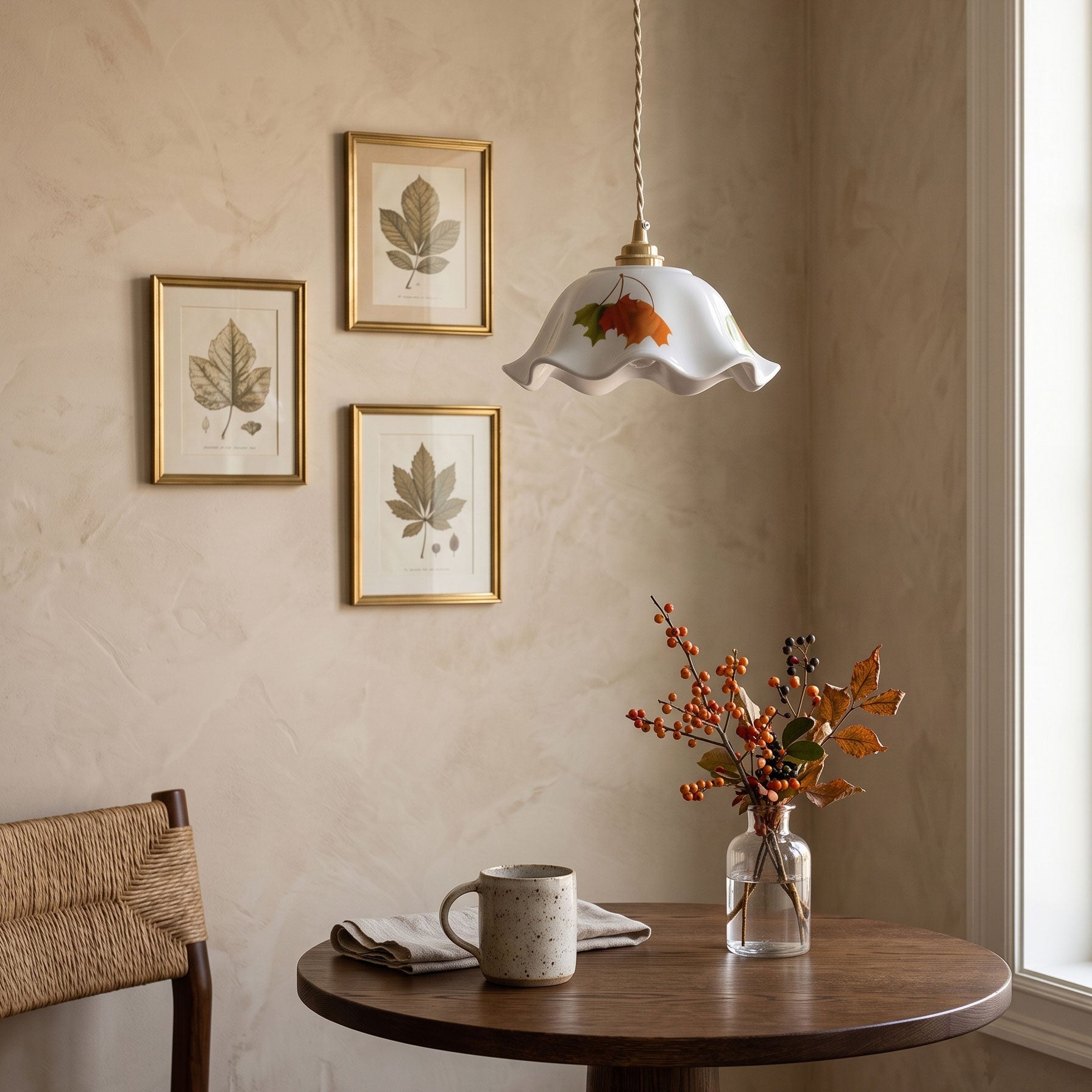 Fiona Hand-Painted Pendant Light