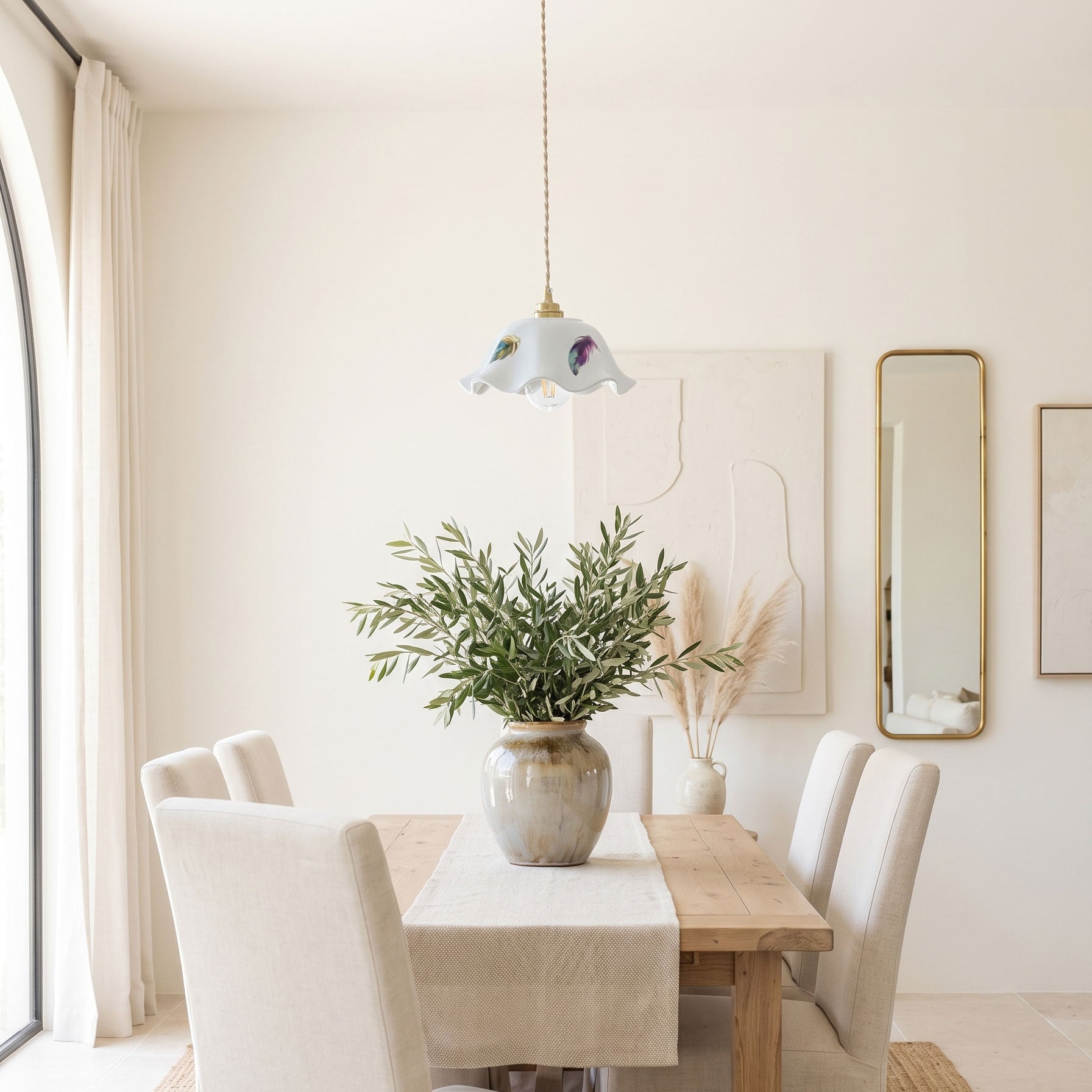 Fiona Hand-Painted Pendant Light