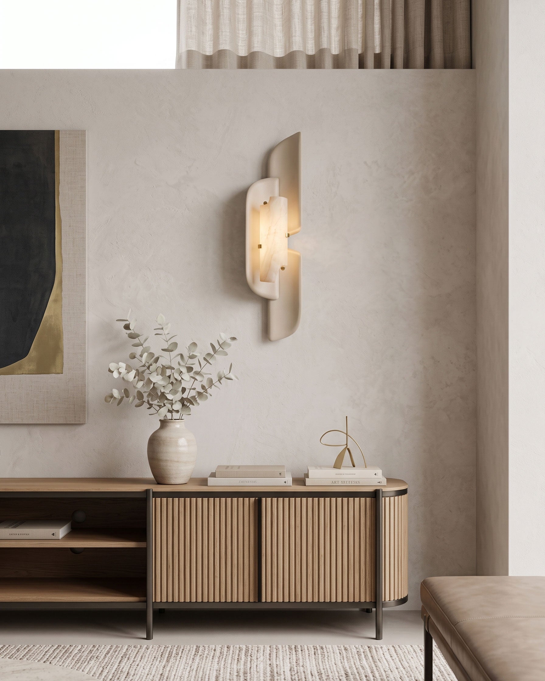 Garrick Alabaster Wall Sconce