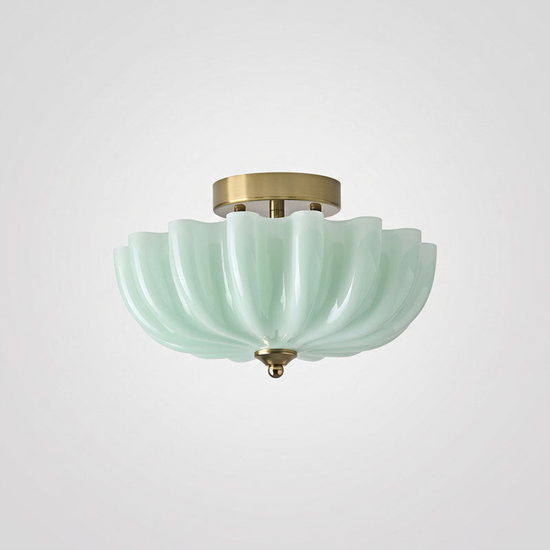 Linnea Scalloped Flush Mount