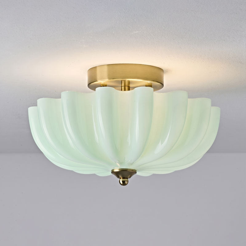 Linnea Scalloped Flush Mount