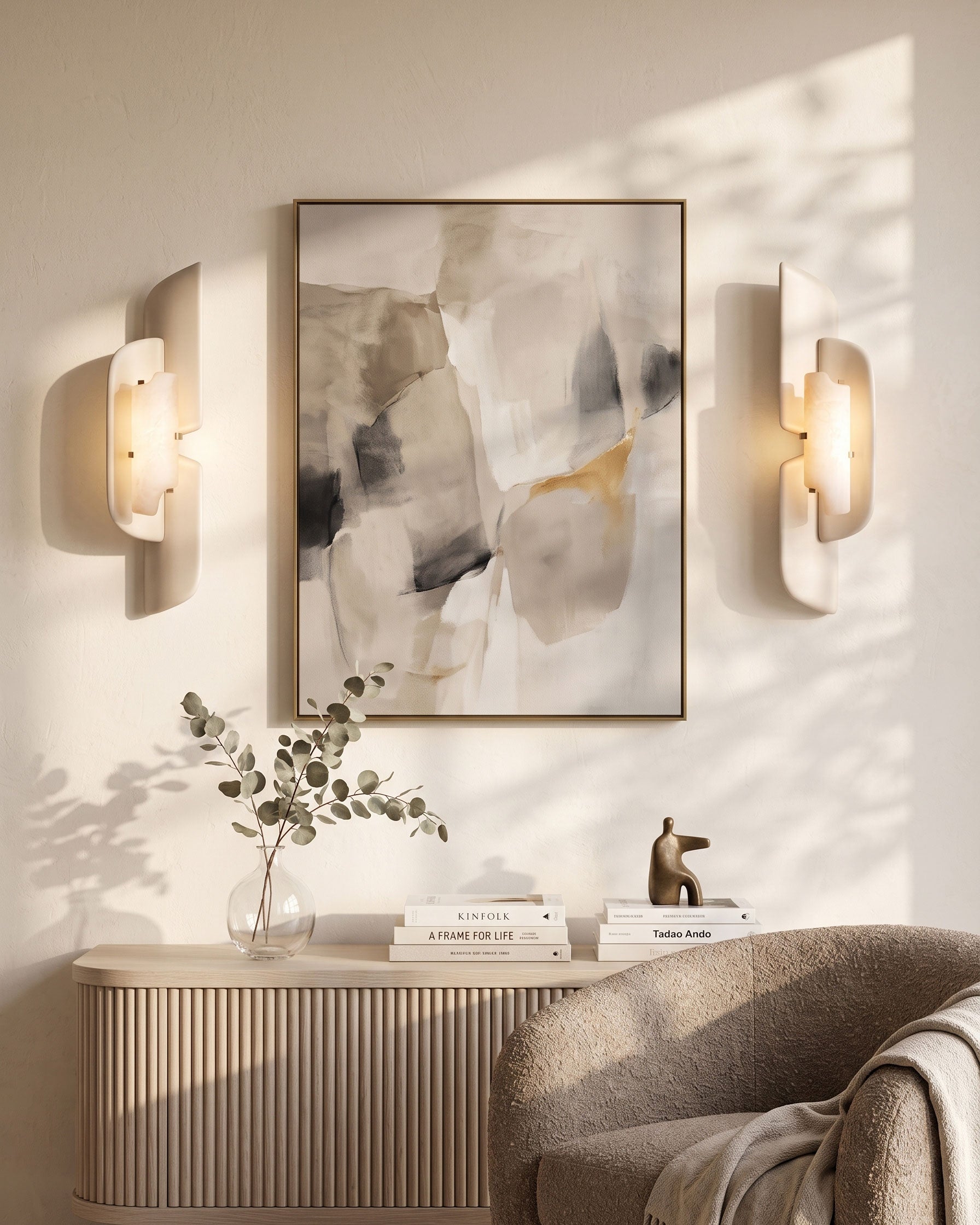 Garrick Alabaster Wall Sconce