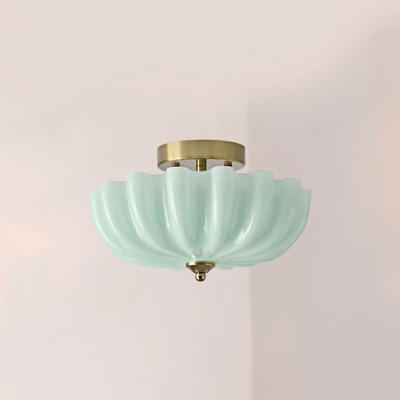 Linnea Scalloped Flush Mount