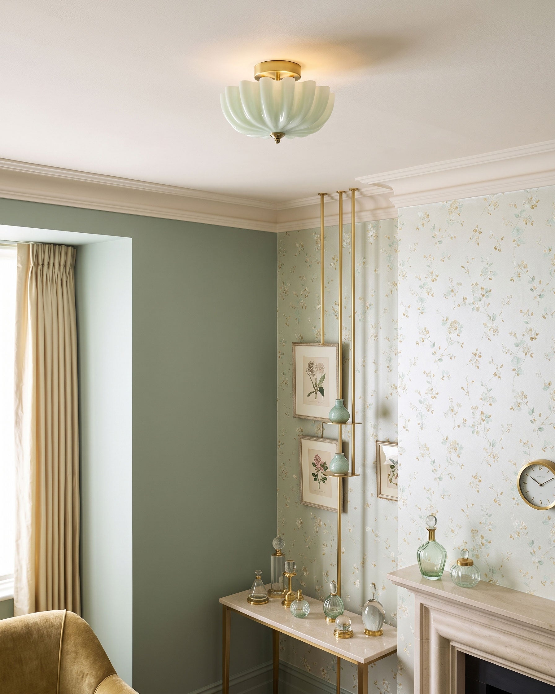 Rayonshine Linnea Scalloped Flush Mount — Detail View 12