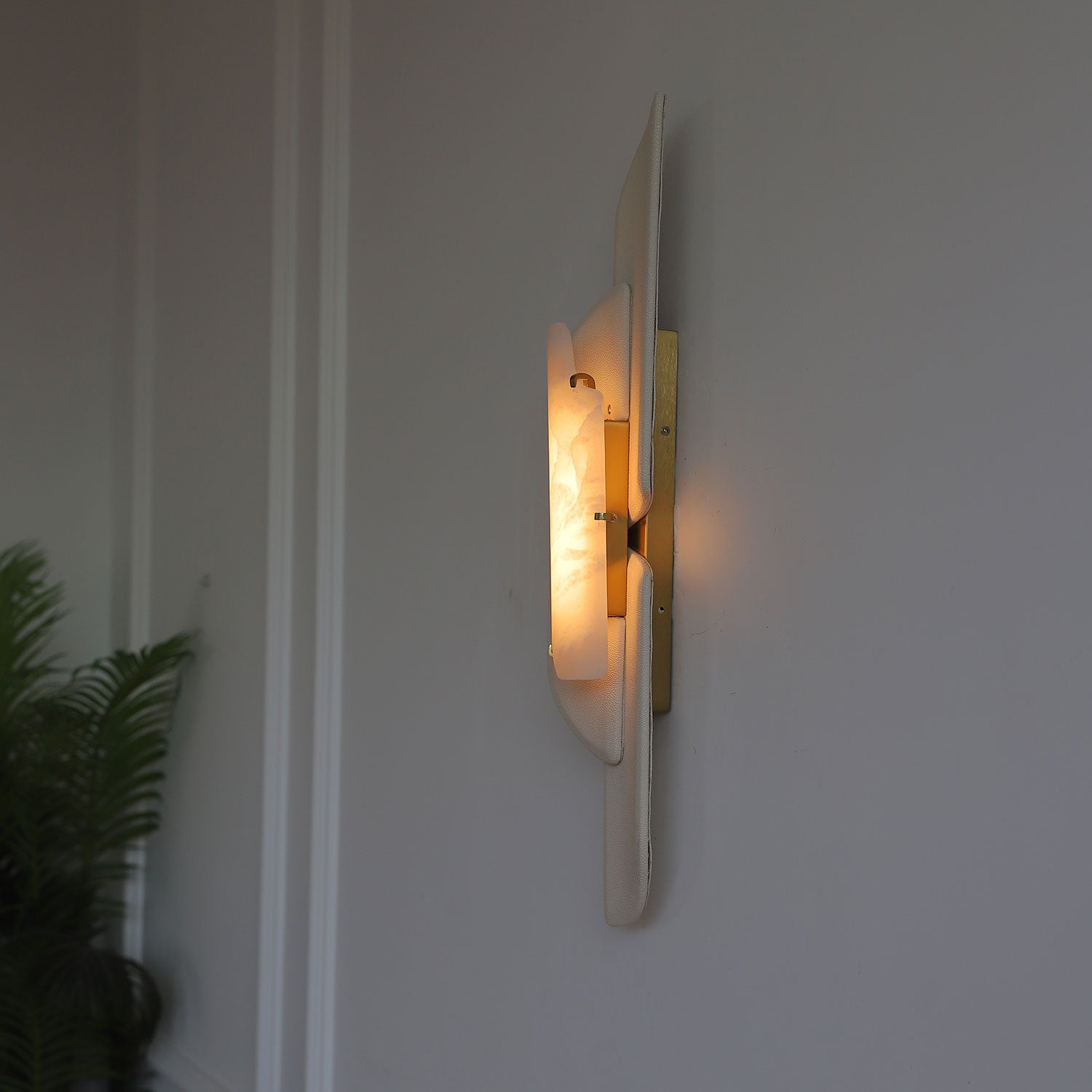 Garrick Alabaster Wall Sconce