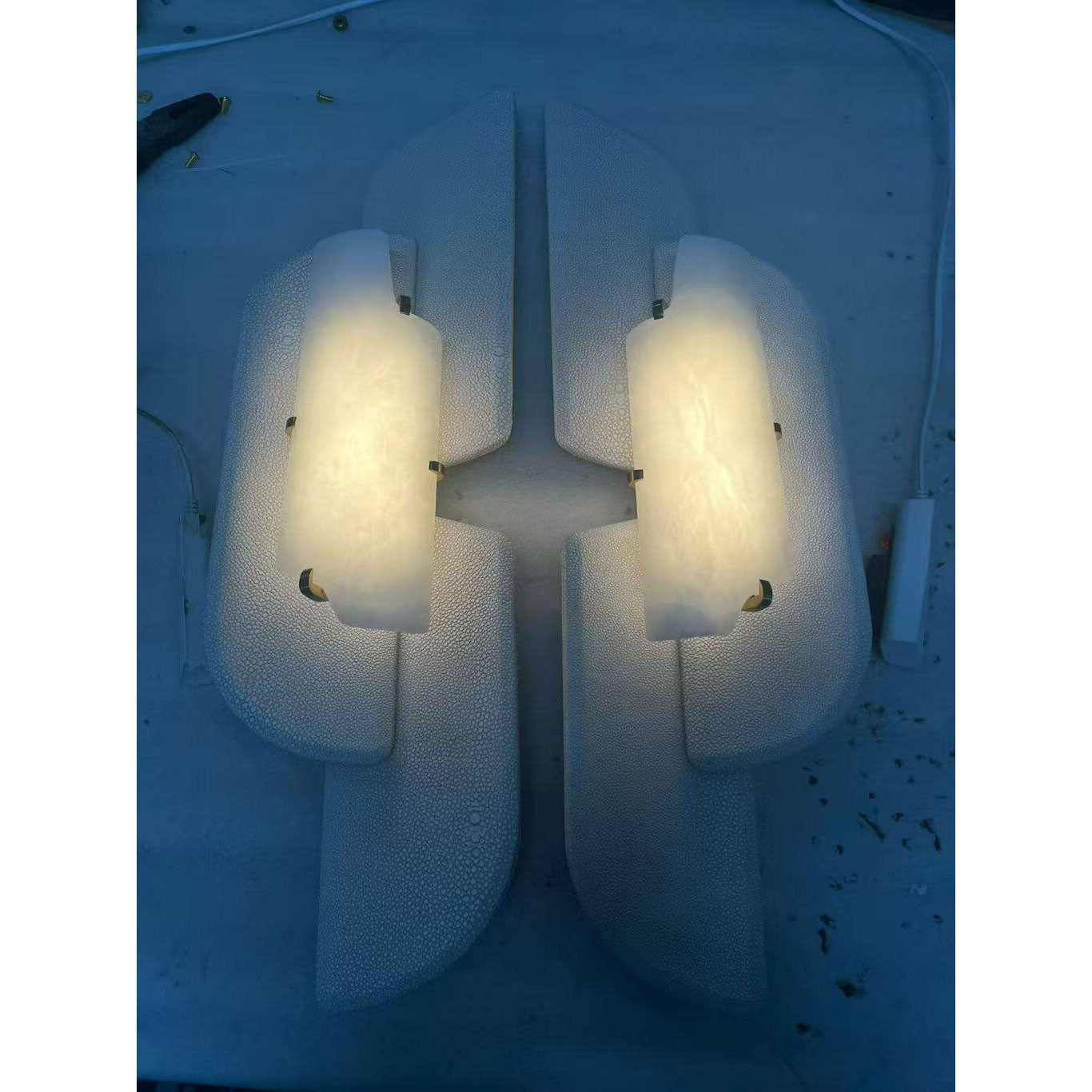 Garrick Alabaster Wall Sconce