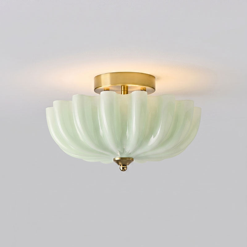 Linnea Scalloped Flush Mount