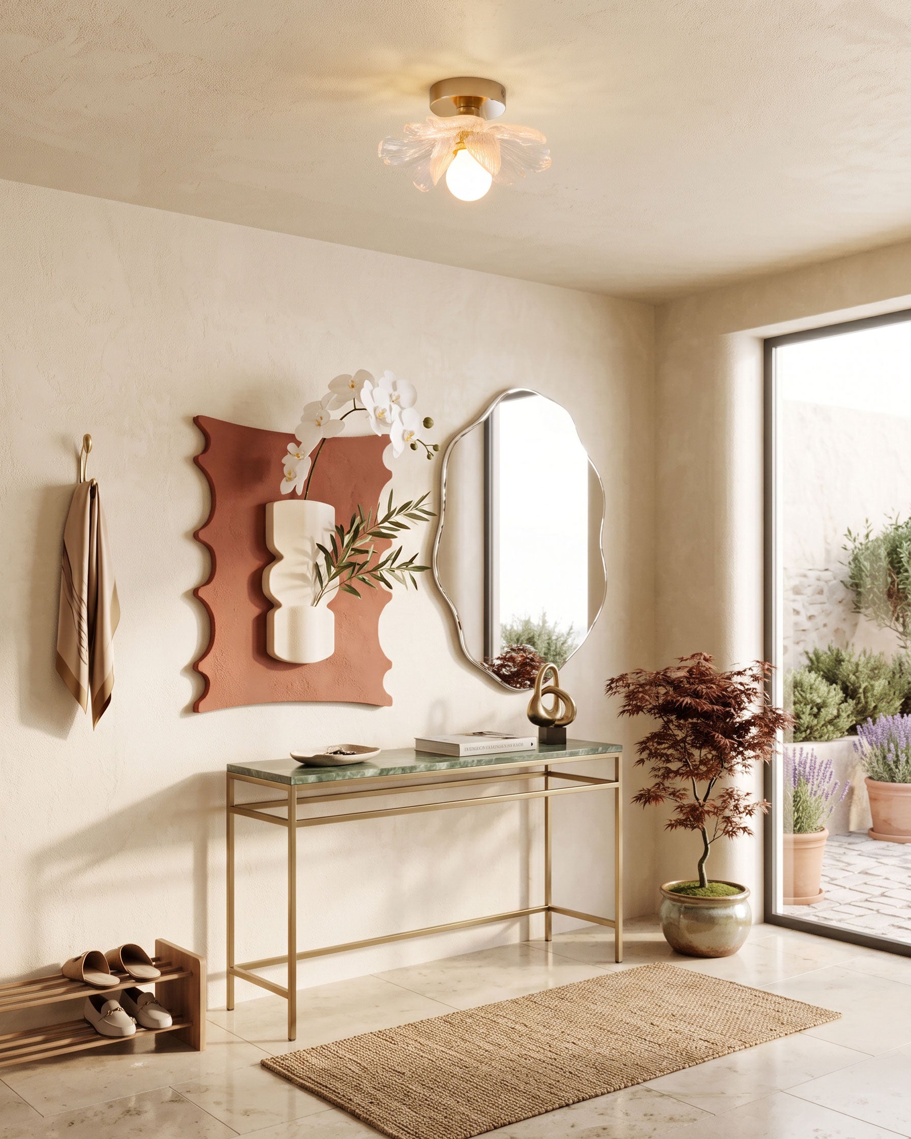 Genevieve Blossom Flush Mount