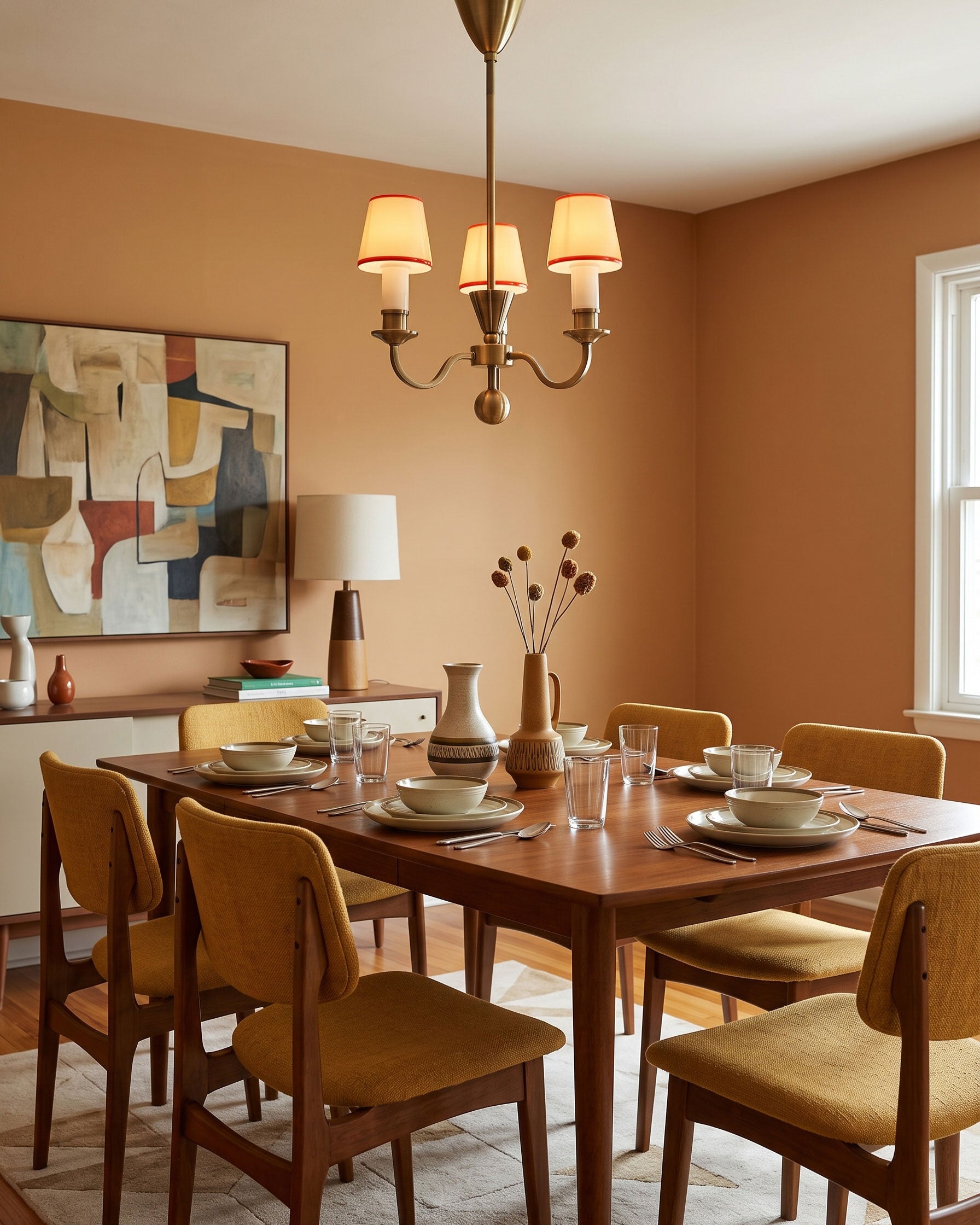 Gentry Opal Shade Chandelier